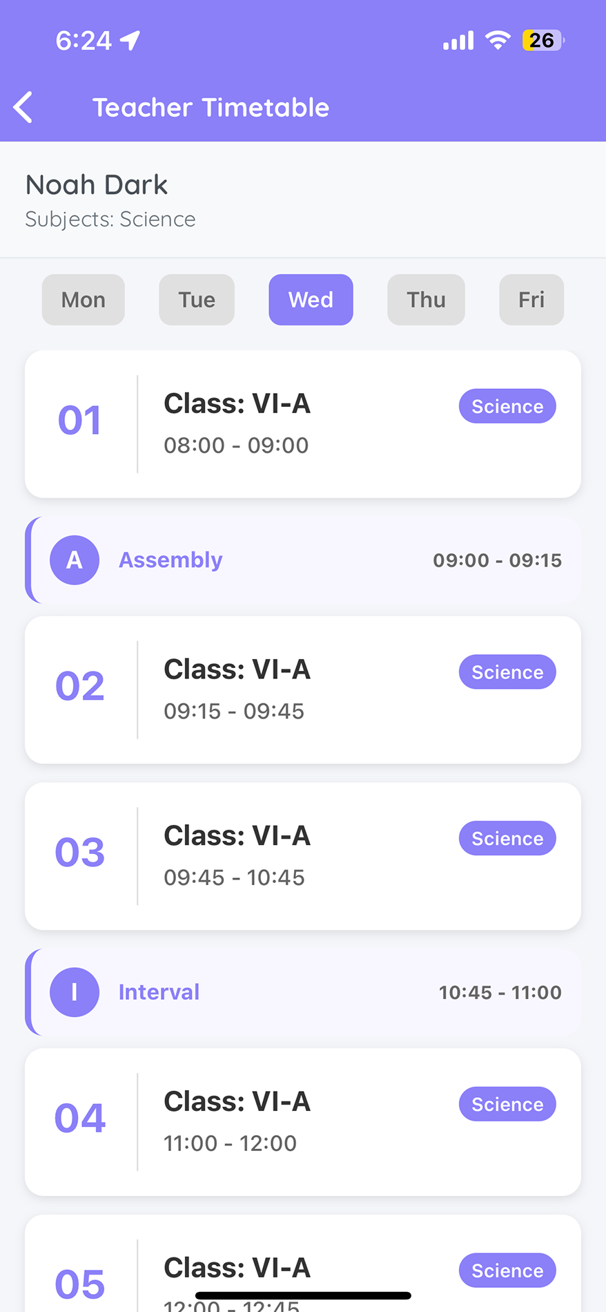 Campus timetables, without the clashes